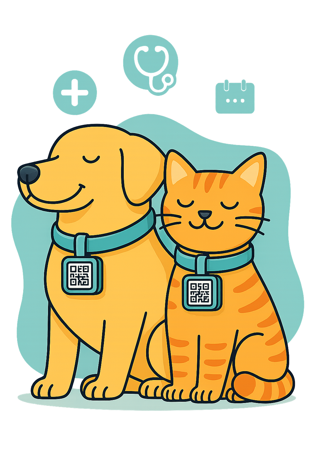 MeePaw illustration of a dog and cat